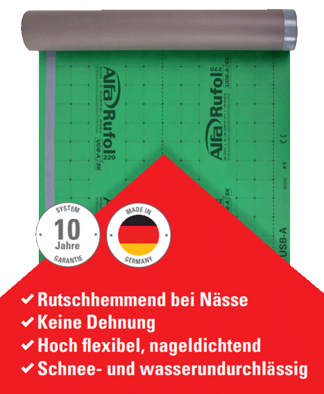 Idividuelle Dachnbahnen - 165 Alfa Rufol UDB-A Protect 200